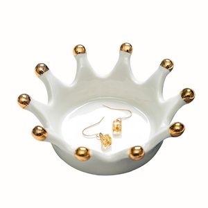 Ceramic Crown Multifunctional Tray